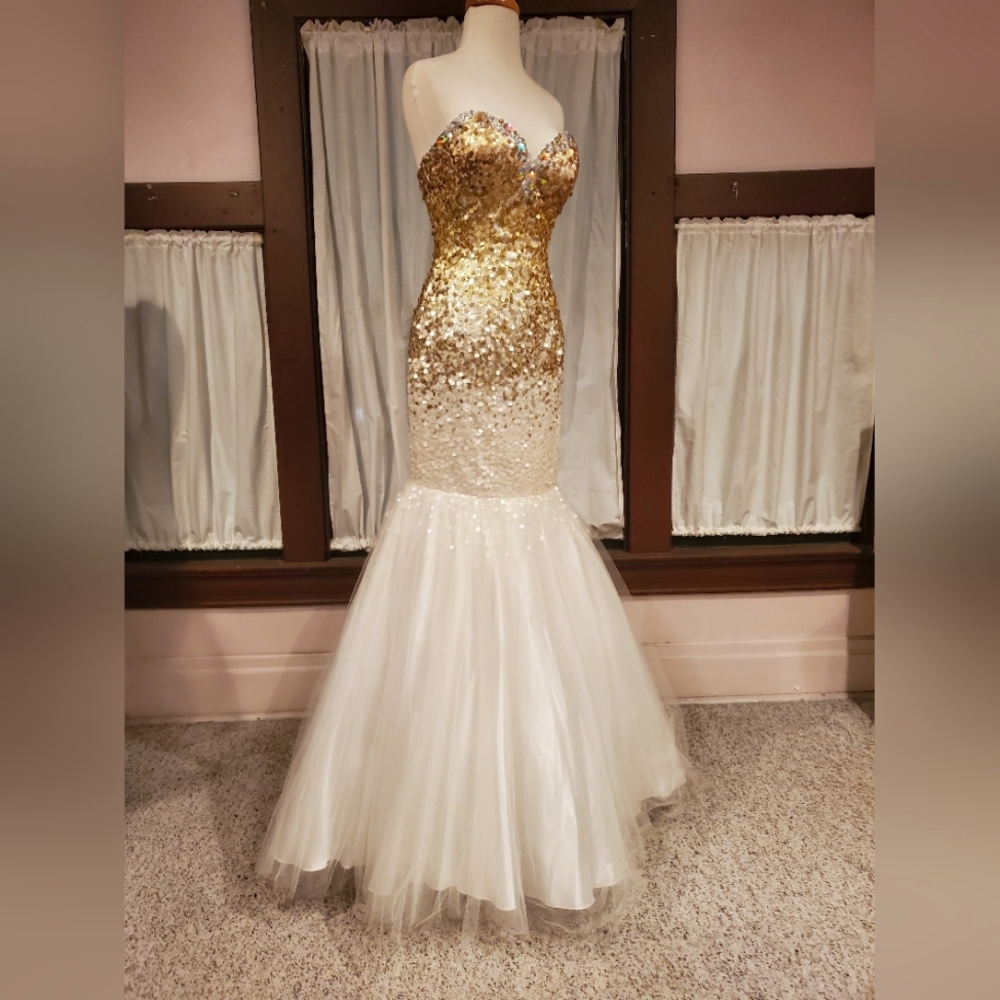 Gold & Ivory White Mermaid